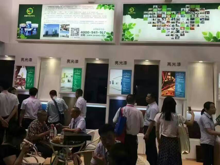 漆強在廣州建博會現場